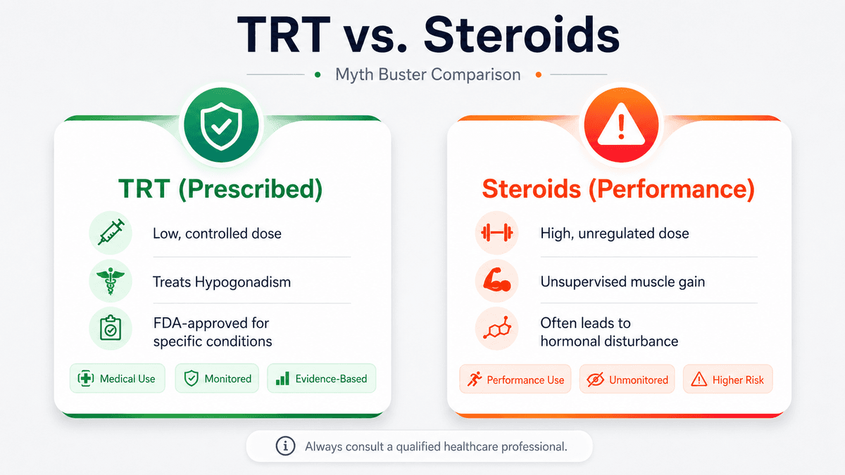 TRT vs Steroids