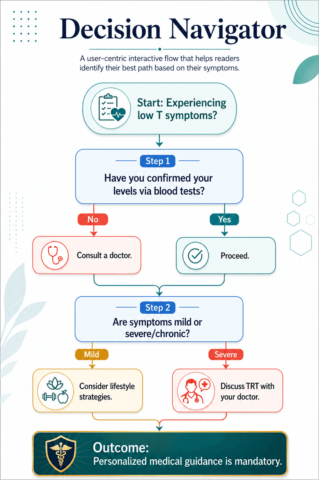 trt and natural booster decision navigator