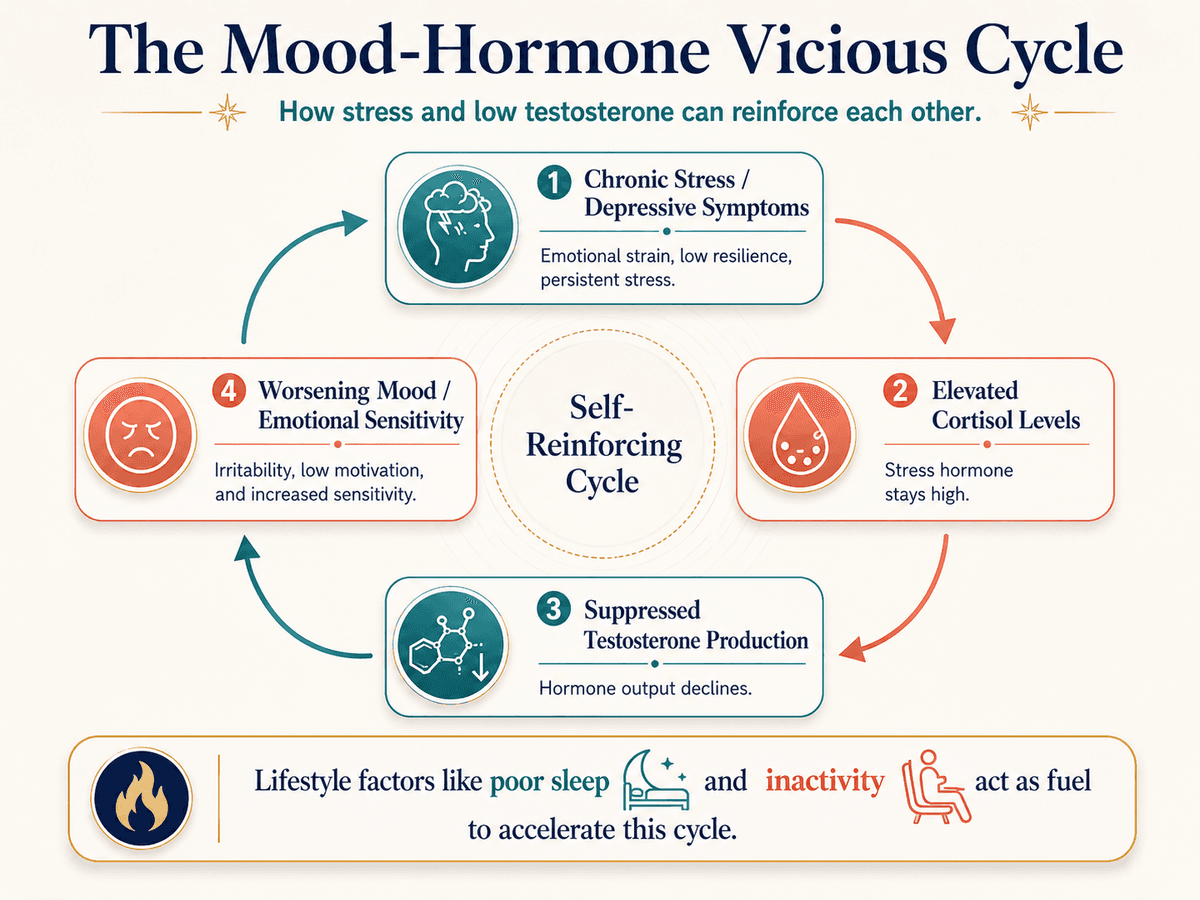 stress and low testosterone
