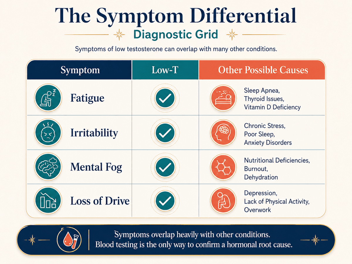 symptoms of low testosterone