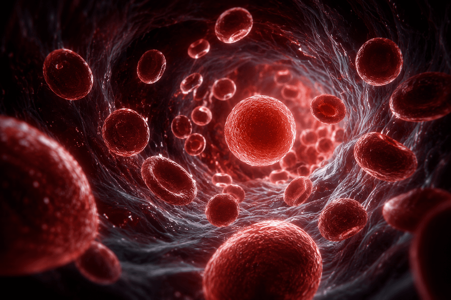 Red blood cells illustrating hematocrit levels during testosterone replacement therapy