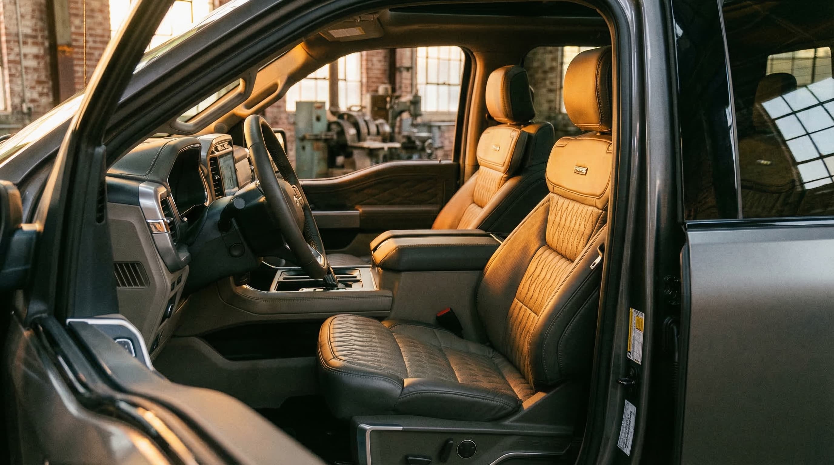 2024 Ford F-450 Limited Edition — tan exterior, stone backdrop