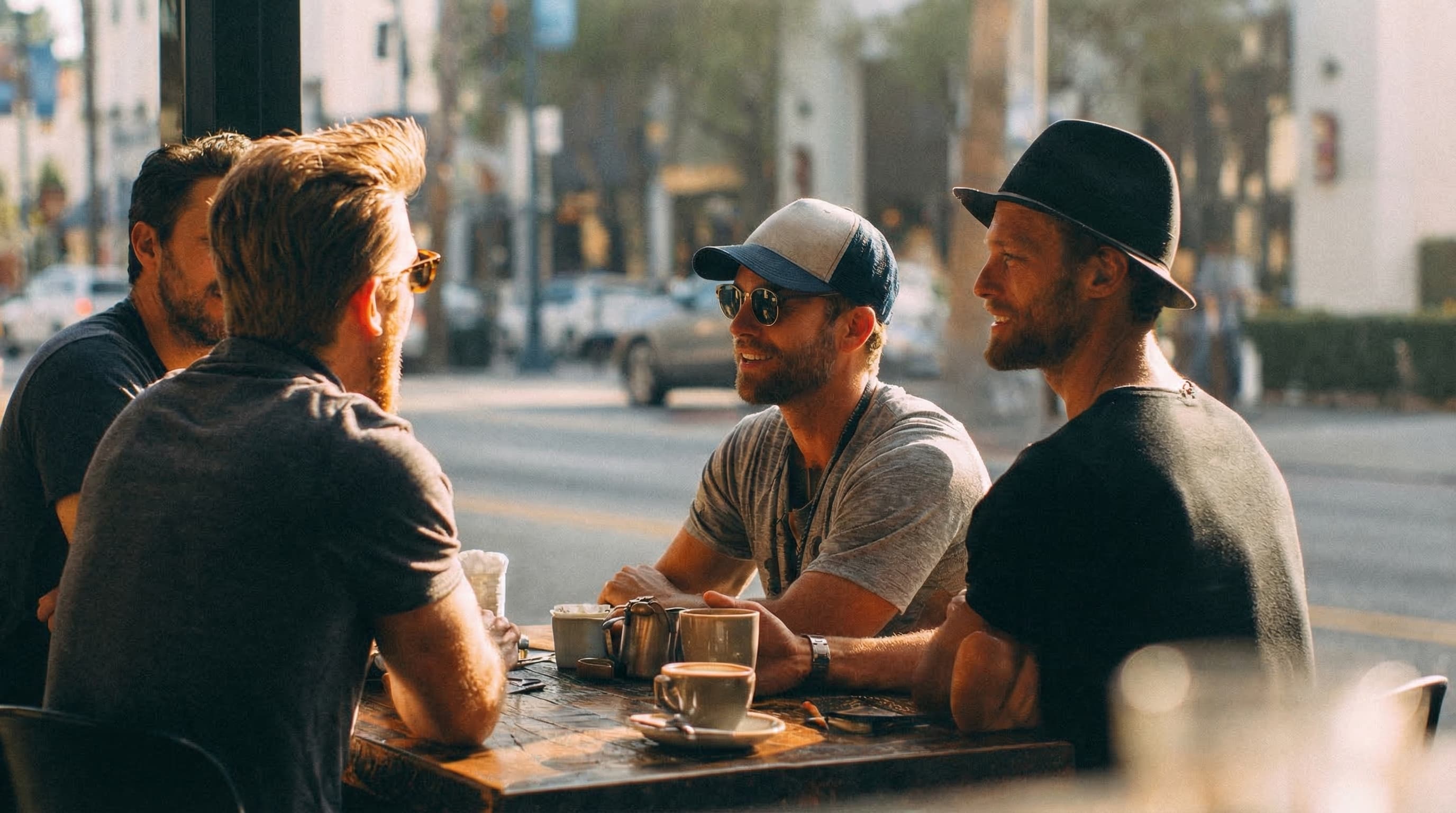 Man wearing a hat, looking sharp and confident