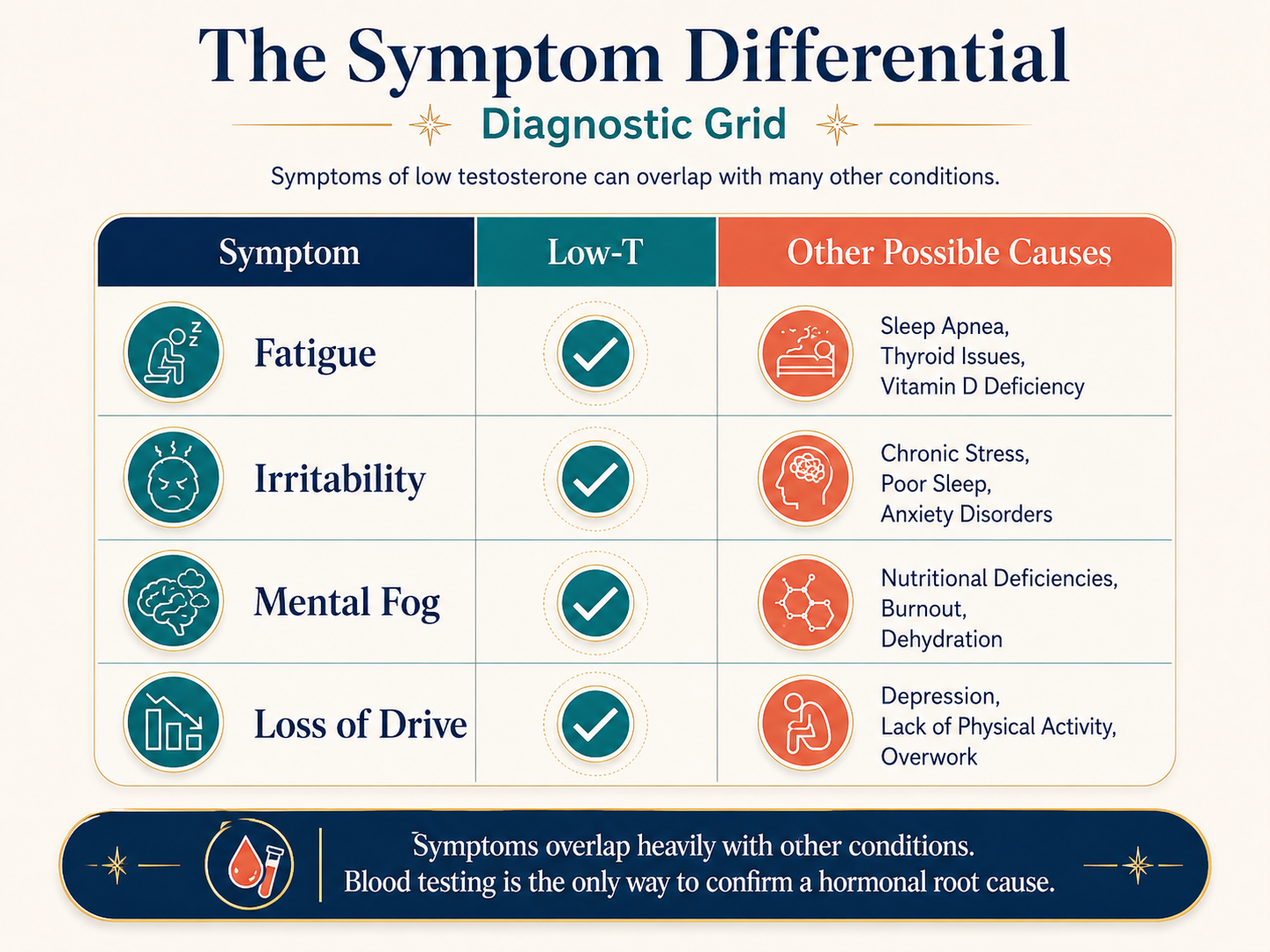 symptoms of low testosterone