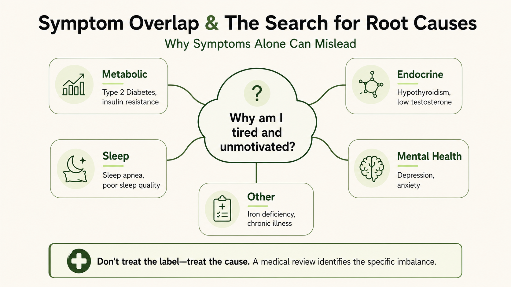 Symptom Overlap & The Search for Root Causes