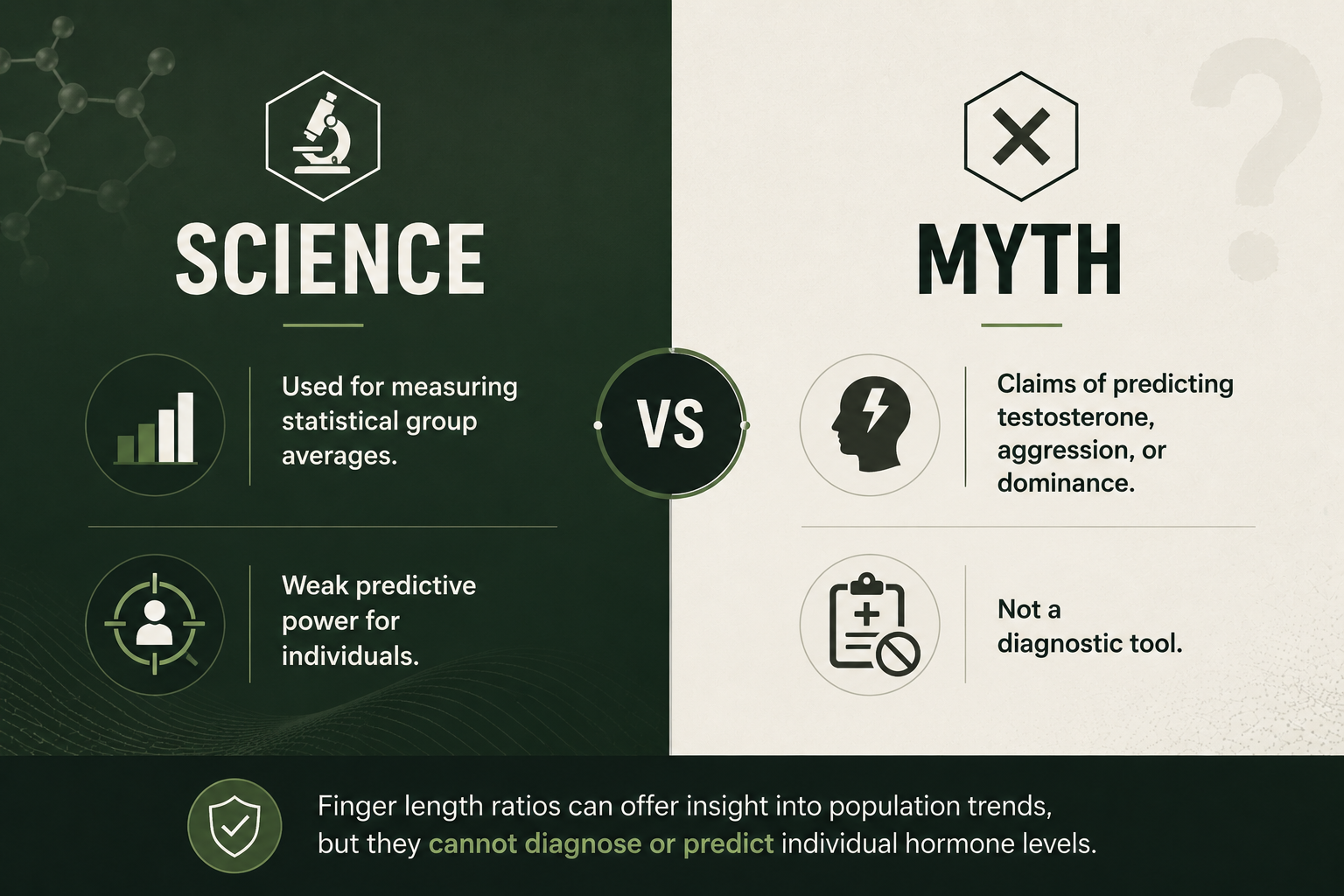 Metric vs. Myth Comparison Chart