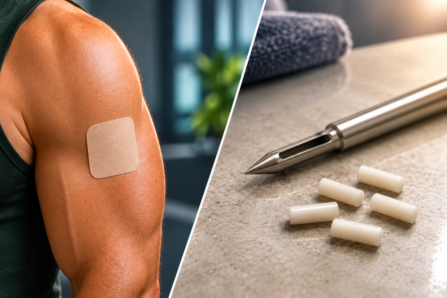 Testosterone Patch vs Pellets